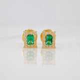 Topos Cuadrados 0.7g / 4.05mm Oro Amarillo 18K