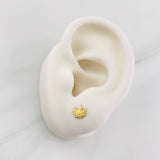 Topos Hojas 0.5g / 6mm Oro Amarillo 18K