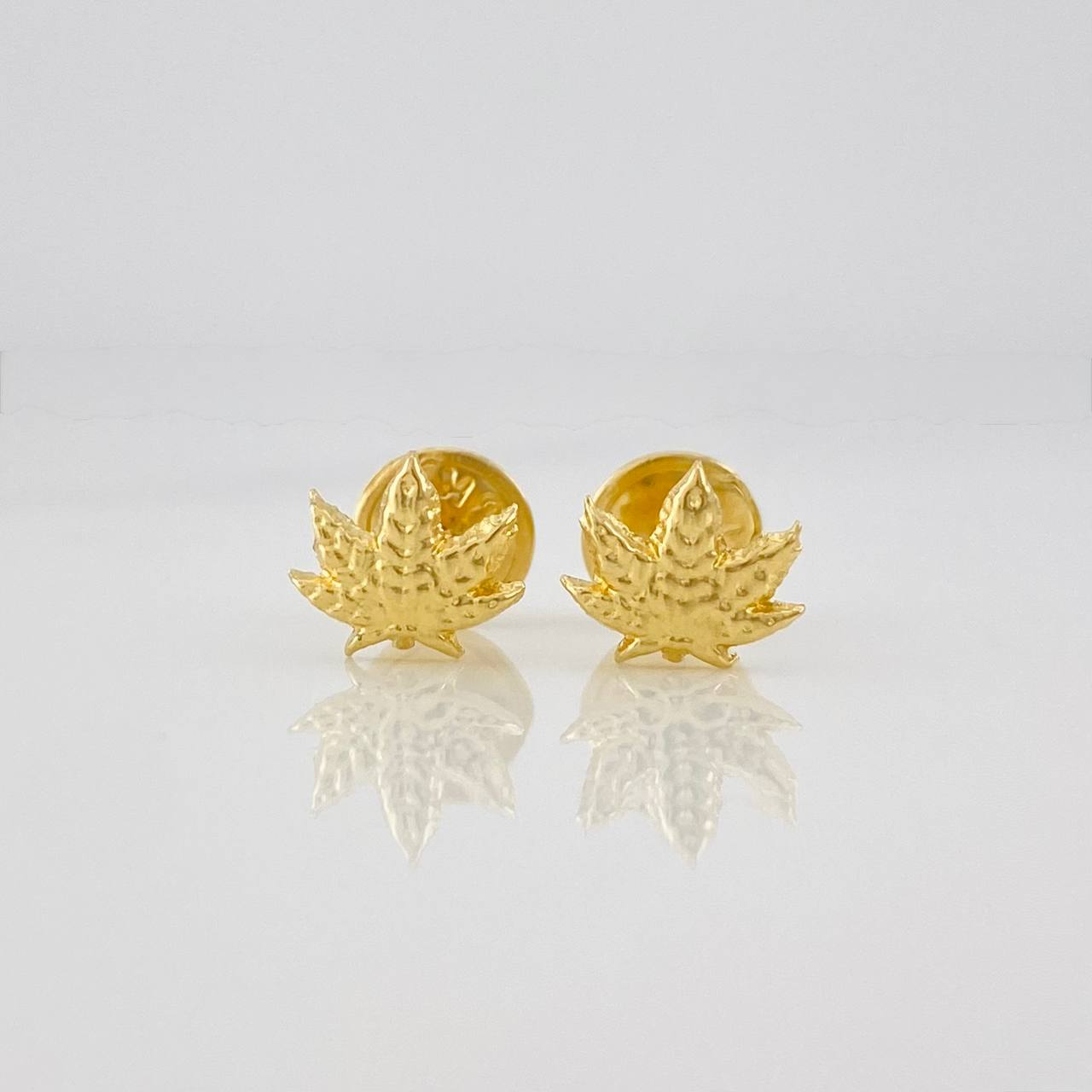 Topos Hojas 0.5g / 6mm Oro Amarillo 18K