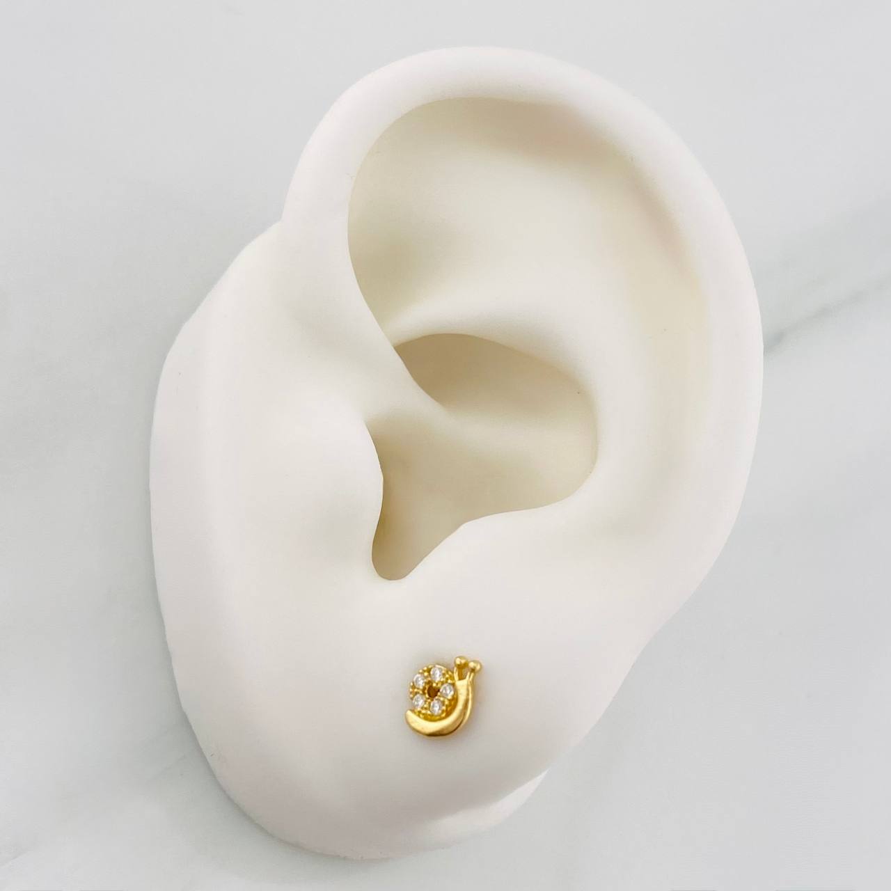 Topos Caracol 0.75g / 5.23mm Oro Amarillo 18K