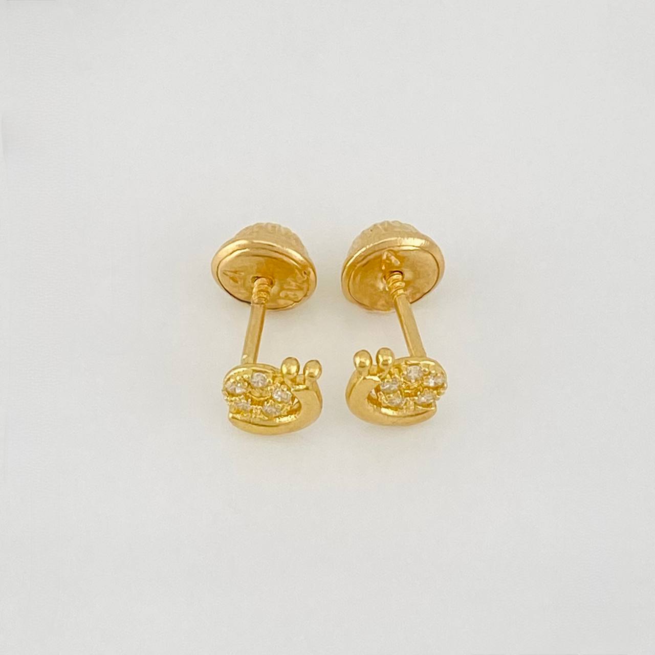 Topos Caracol 0.75g / 5.23mm Oro Amarillo 18K