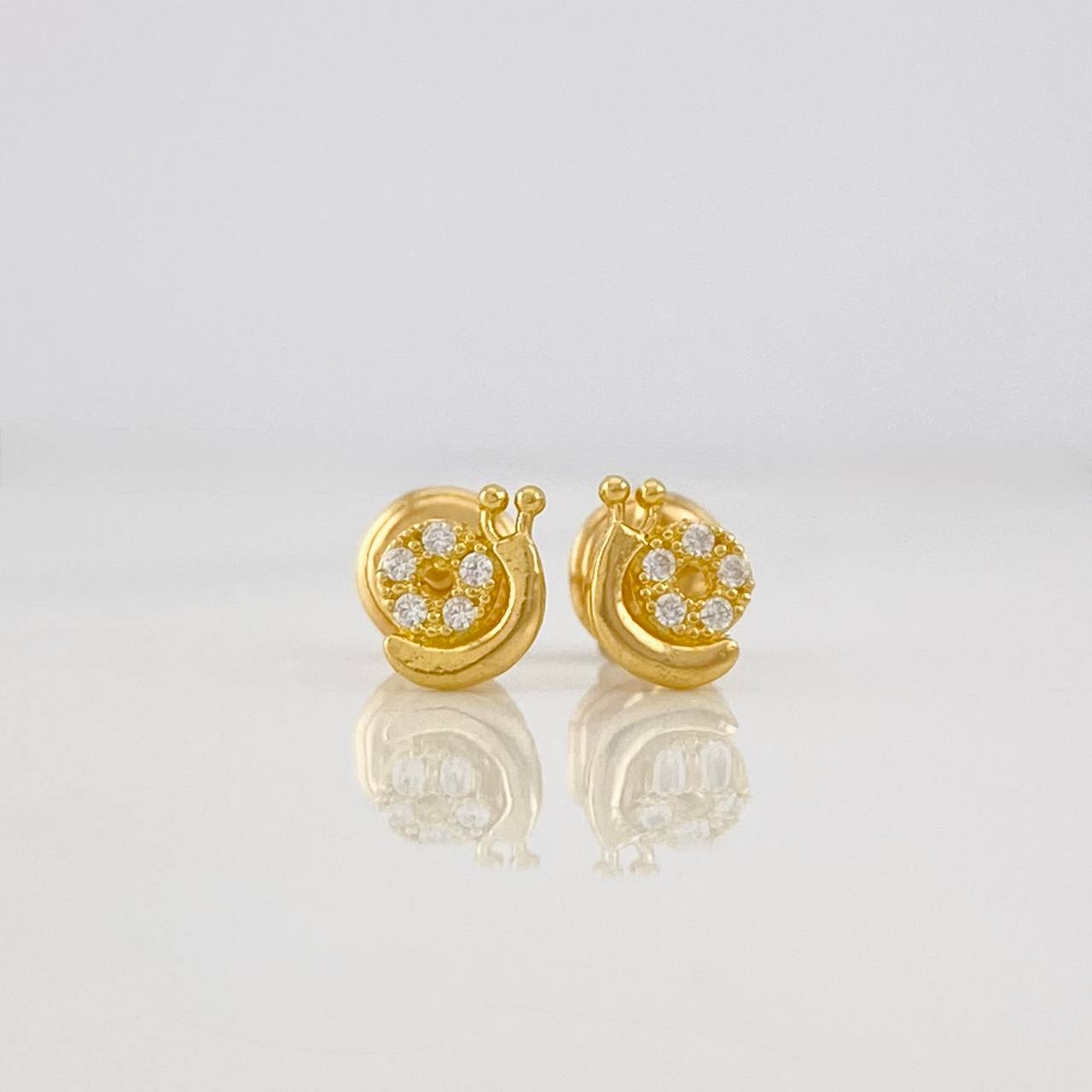 Topos Caracol 0.75g / 5.23mm Oro Amarillo 18K