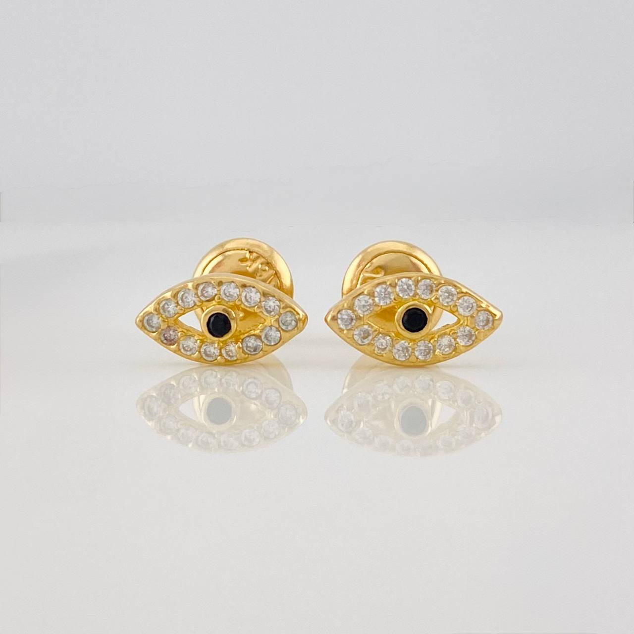 Topos Ojo Mistico 1.05g / 8.89mm Oro Amarillo 18K
