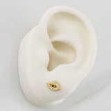 Topos Ojo Mistico 1.05g / 8.89mm Oro Amarillo 18K