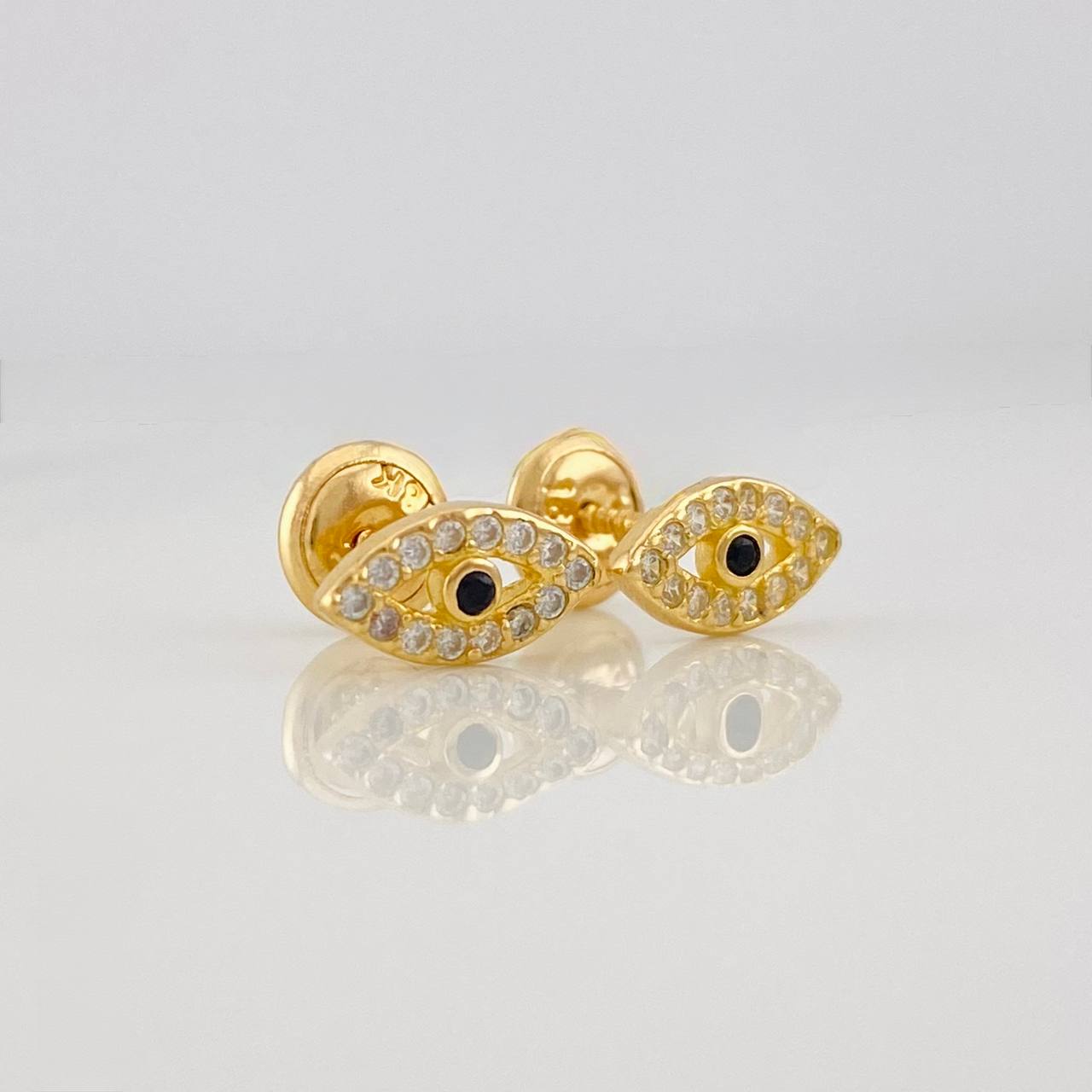 Topos Ojo Mistico 1.05g / 8.89mm Oro Amarillo 18K