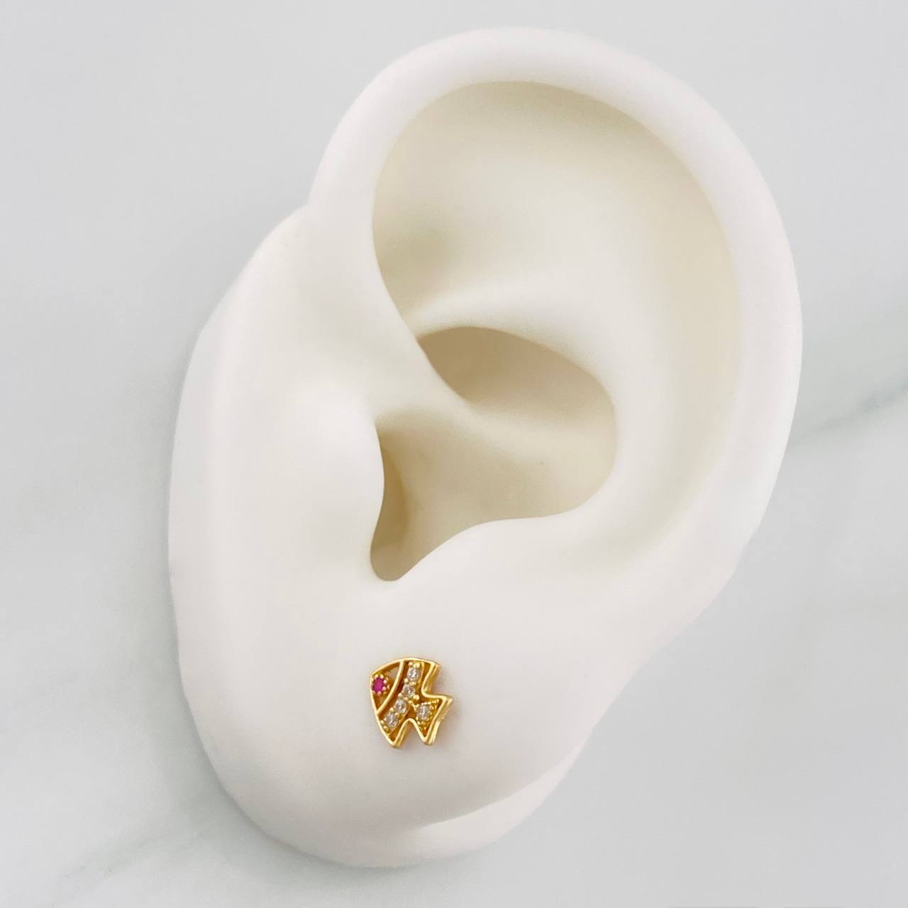 Topos Pez 0.8g / 6.95mm Oro Amarillo 18K