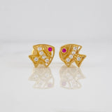 Topos Pez 0.8g / 6.95mm Oro Amarillo 18K
