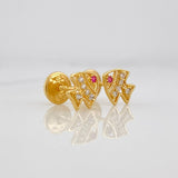 Topos Pez 0.8g / 6.95mm Oro Amarillo 18K