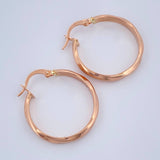 Candongas Nia 1.9gr / 2.6cm / Oro Rosa 18K %