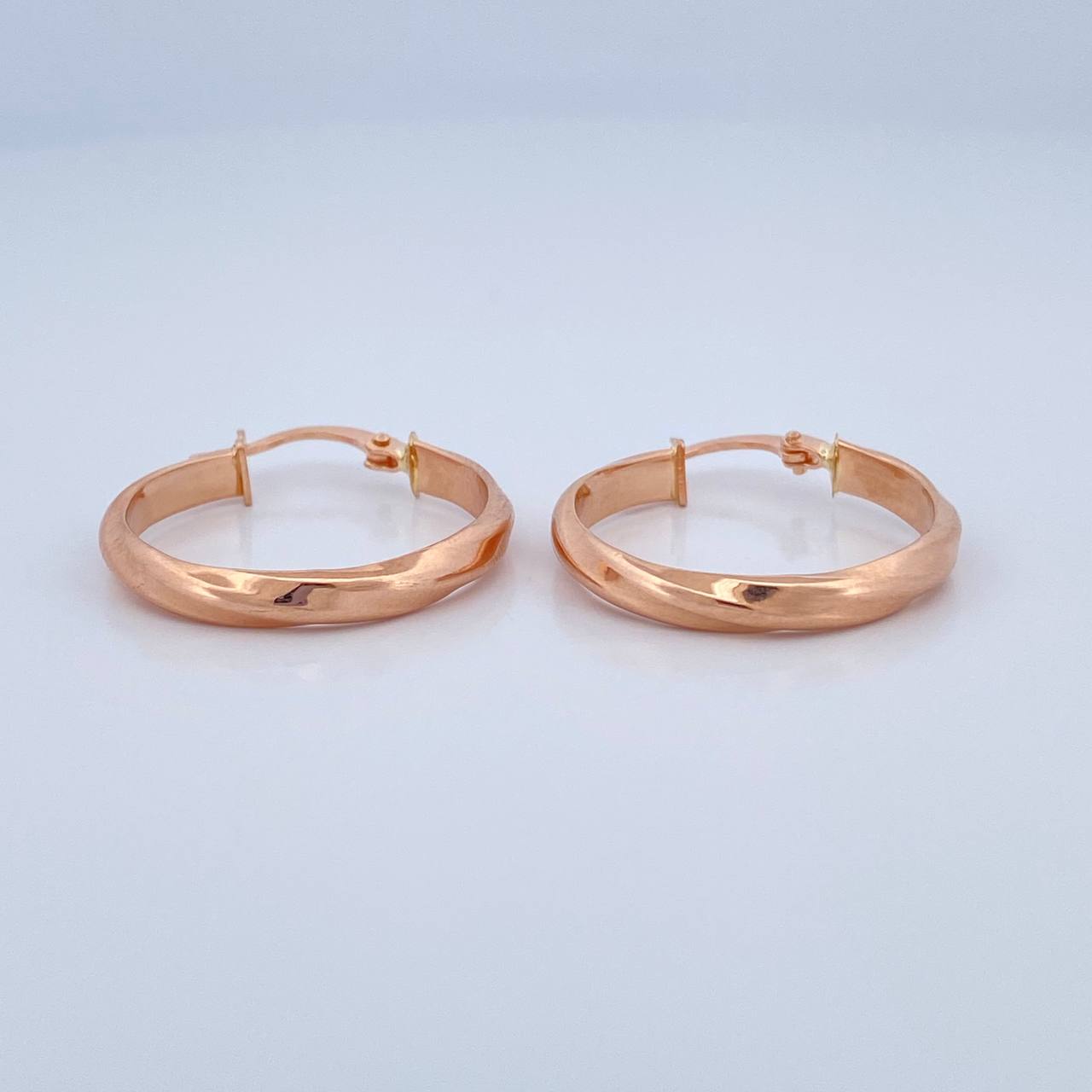 Candongas Nia 1.9gr / 2.6cm / Oro Rosa 18K %