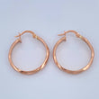 Candongas Nia 1.9gr / 2.6cm / Oro Rosa 18K %