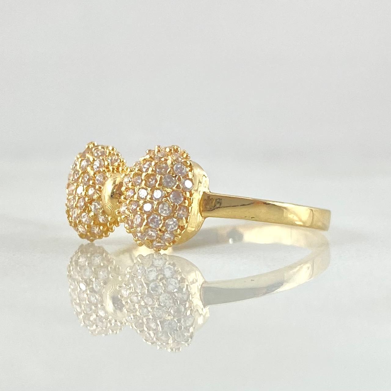 Anillo Moño Tupido 2.2gr / T6 3/4 / Oro 18K