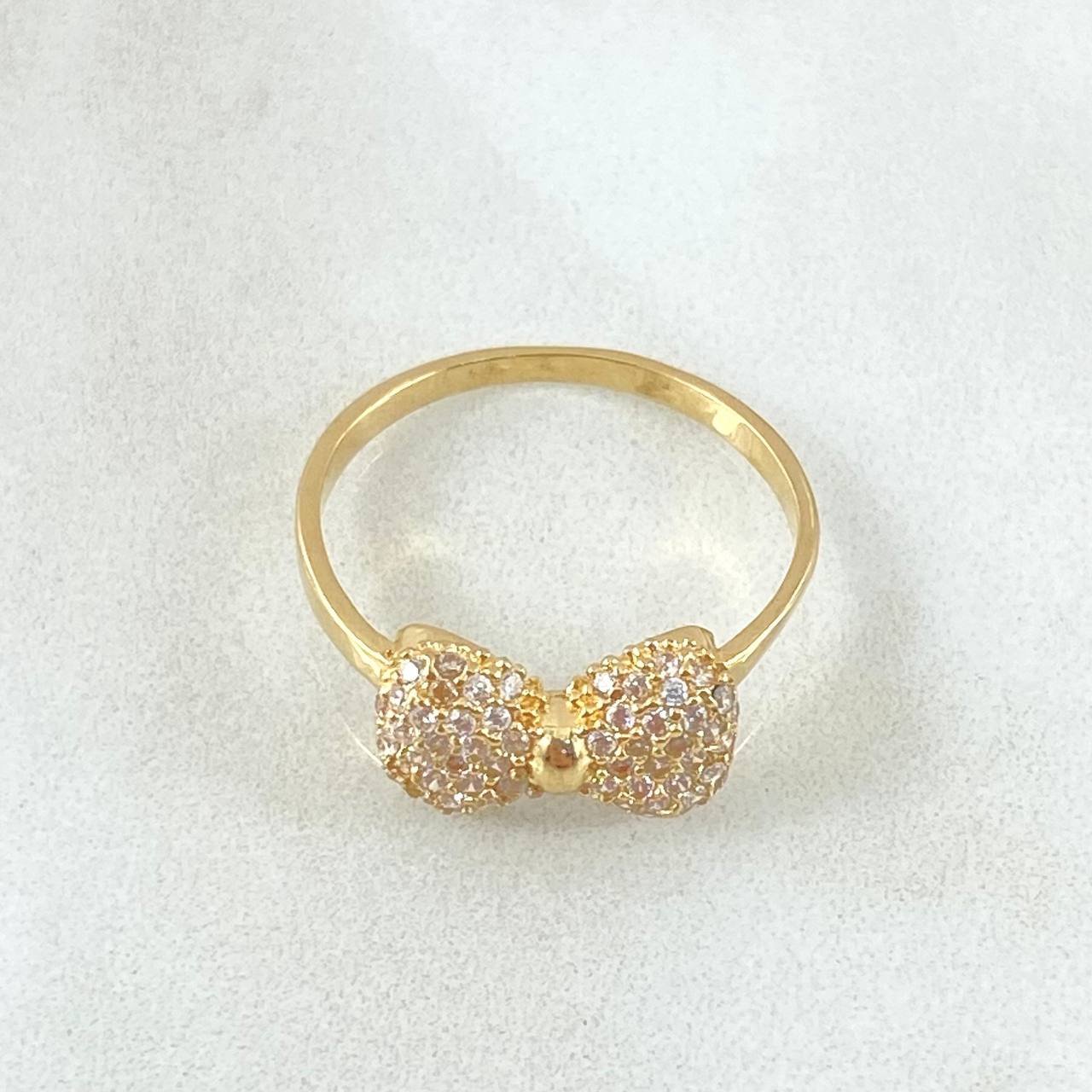 Anillo Moño Tupido 2.2gr / T6 3/4 / Oro 18K