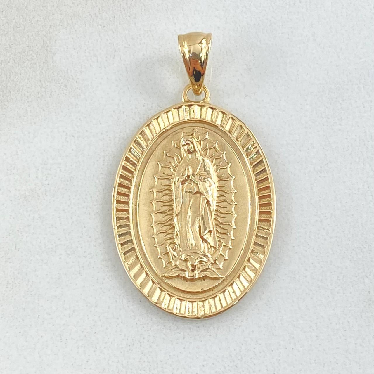 Dije Virgen Guadalupe Ovalada 4.7gr / 3.3cm / Oro 18K