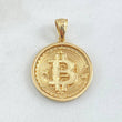 Dije Cripto-Moneda 4.45gr / 2.8cm / Oro 18K