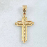 Dije Cruz Latina Superpuesta 3.8gr / 4.7cm / Oro 18K ©