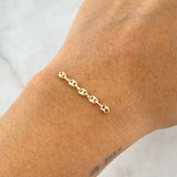 Herraje Retazo GC 0.3gr / 3cm / Oro Amarillo 18K ©