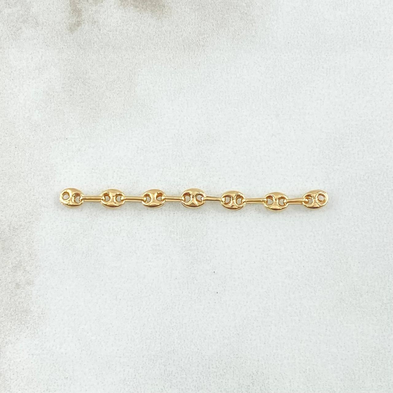 Herraje Retazo GC 0.4gr / Siete Eslabones Oro Amarillo 18K