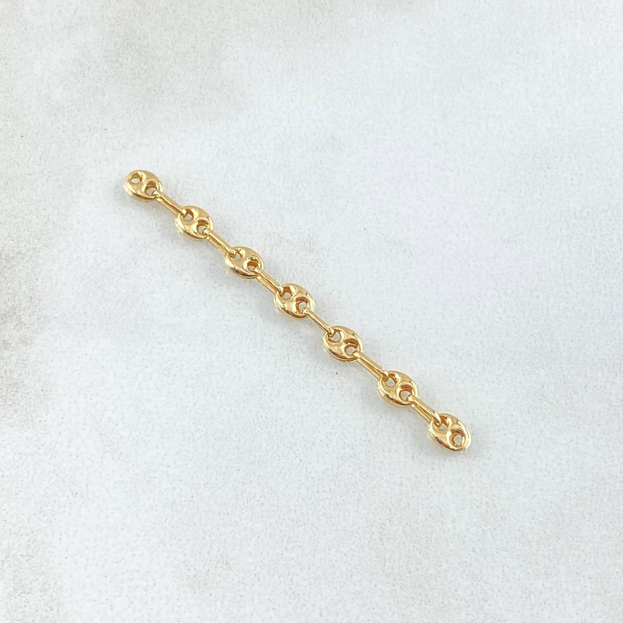 Herraje Retazo GC 0.45gr / 4cm / Oro Amarillo 18K ©