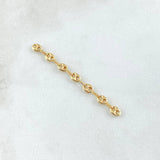 Herraje Retazo GC 0.4gr / Siete Eslabones Oro Amarillo 18K