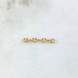 Herraje Retazo GC 0.25gr / 2.3cm / Oro Amarillo 18K