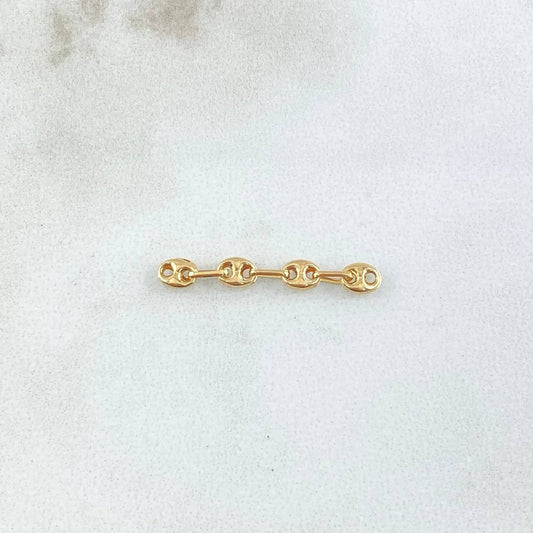 Herraje Retazo GC 0.25gr / 2.3cm / Oro Amarillo 18K