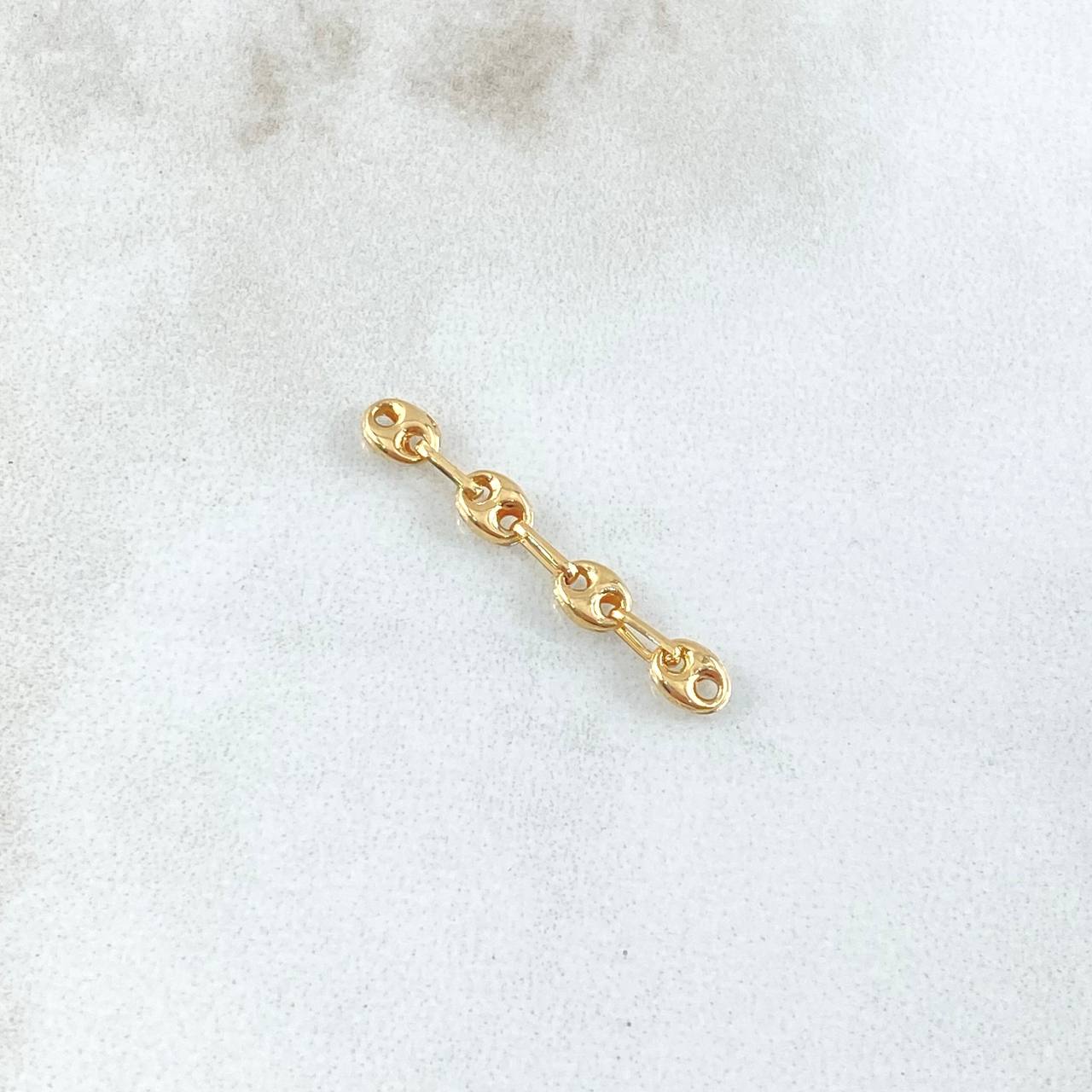 Herraje Retazo GC 0.25gr / 2.3cm / Oro Amarillo 18K
