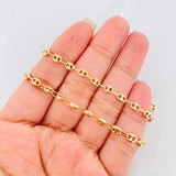 Cadena GC 5.8g / 50cm / 3.6mm Oro Amarillo 18K