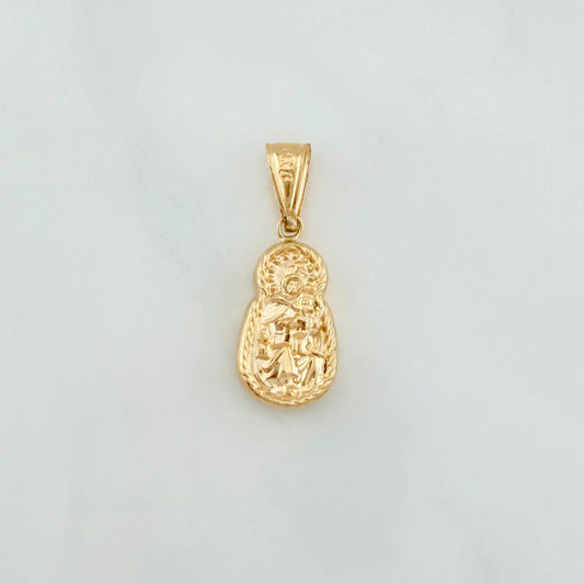 Dije Virgen Del Carmen 1.15 g / 3 cm Oro Amarillo 18K