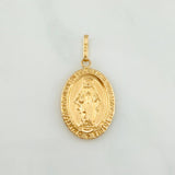 Dije Virgen Milagrosa 1.75 g / 3.3 cm Oro Amarillo 18K