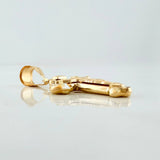 Dije Cruz Cristo 1.45 g / 3.5 cm Oro Amarillo 18K