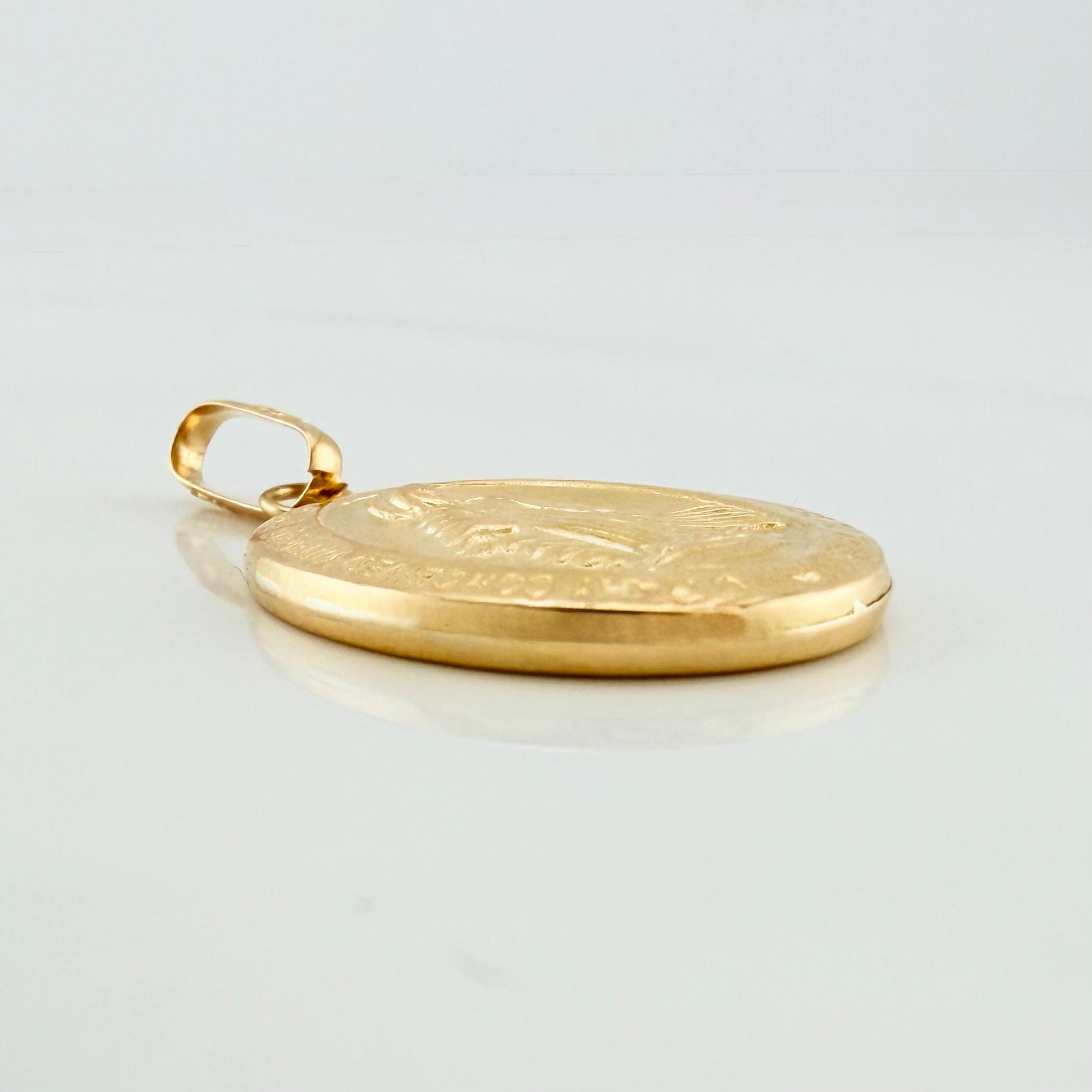Dije Virgen Milagrosa 1.65 g / 3.2 cm Oro Amarillo 18K