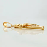 Dije Cruz Cristo 1.1 g / 3.2 cm Oro Amarillo 18K