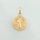Dije San Benito 0.85 g / 2.1 cm Oro Amarillo 18K