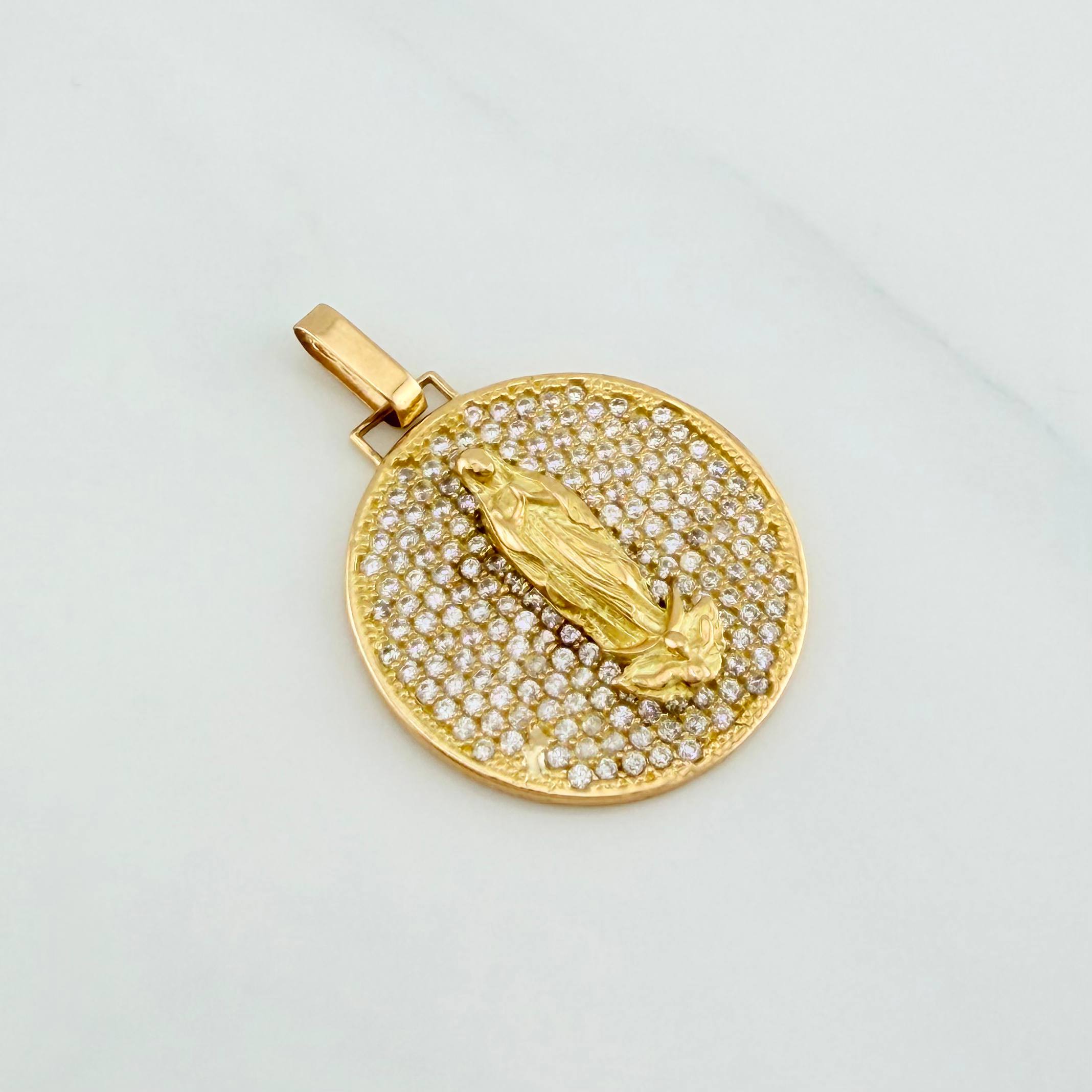 Dije Virgen De Guadalupe 3.45 g / 2.7 cm Oro Amarillo 18K