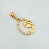 Dije Virgen Maria 1.1 g / 2.5 cm Oro Amarillo 18K