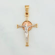 Dije Cruz Cristo 3 g / 4 cm Tres Oros 18K