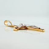 Dije Cruz Cristo 3 g / 4 cm Tres Oros 18K