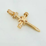 Dije Cruz Clavo 3.8 g / 3.7 cm Oro Amarillo 18K