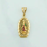 Dije Virgen De Guadalupe 3 g / 3 cm Oro Amarillo 18K