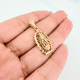 Dije Virgen De Guadalupe 3 g / 3 cm Oro Amarillo 18K