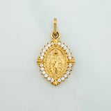 Dije Virgen Milagrosa 2.15 g / 2.5 cm Oro Amarillo 18K