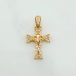 Dije Cruz Trebol 1.65 g / 2.5 cm Oro Amarillo 18K