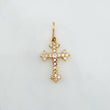 Dije Cruz Gotica 0.6 g / 2 cm Oro Amarillo 18K