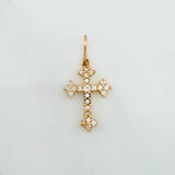 Dije Cruz Gotica 0.6 g / 2 cm Oro Amarillo 18K