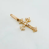 Dije Cruz Gotica 0.6 g / 2 cm Oro Amarillo 18K