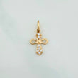 Dije Cruz Gotica 0.6 g / 2 cm Oro Amarillo 18K