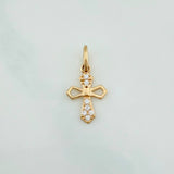 Dije Cruz Gotica 0.6 g / 2 cm Oro Amarillo 18K