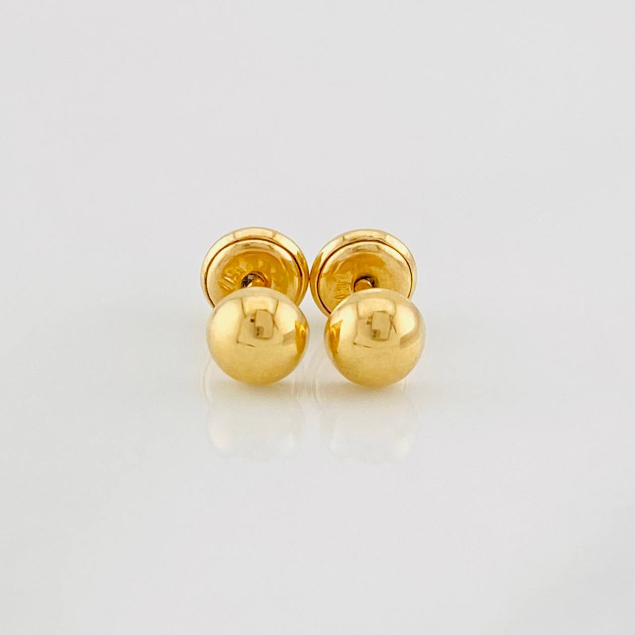 Topos Media Bola 0.7g / 5mm Oro Amarillo 18K