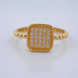 Anillo Cuadrado 2.05gr / T5 3/4 / Oro Amarillo 18K %